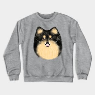 Black and Tan Pomsky Crewneck Sweatshirt